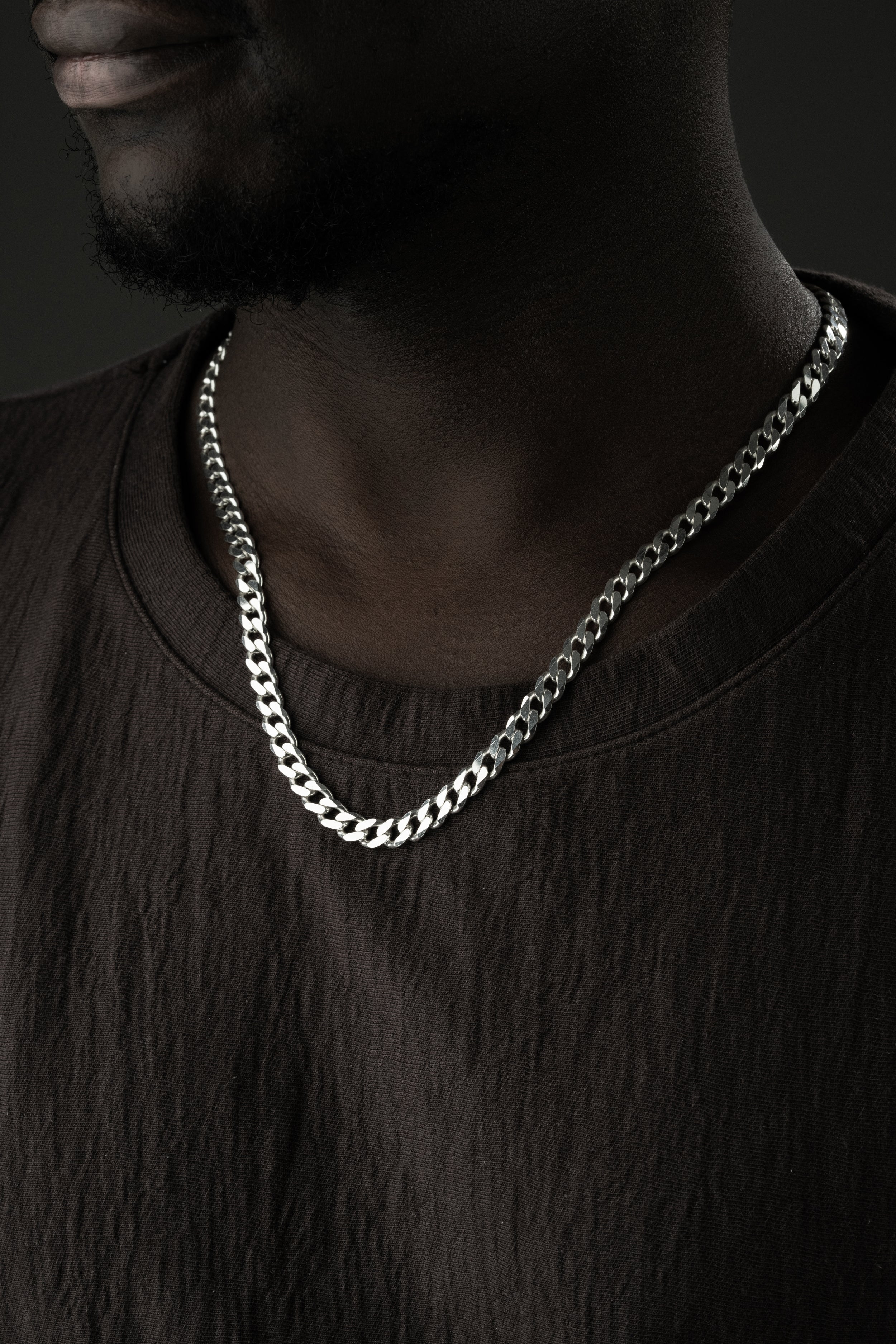 PANZER HALSKETTE aus 925 Silber - Eleganter Halskette - AURIME