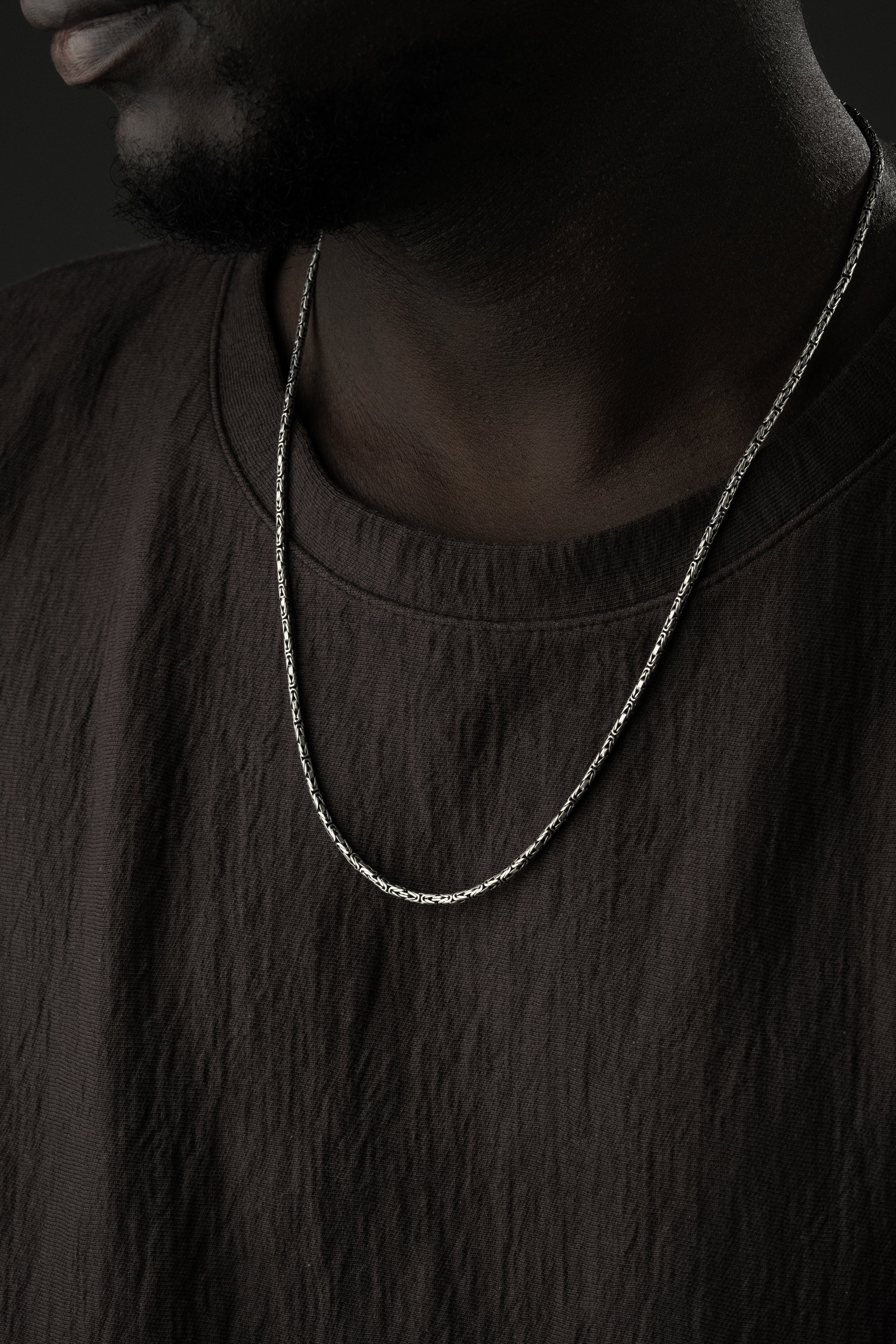 OVAL KÖNIGSKETTE 2MM HALSKETTE | 925 SILBER