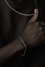 OVAL KÖNIGSKETTE 2MM SET aus 925 Silber - Eleganter Halskette - AURIME