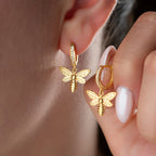 BEE OHRRINGE aus 925 Silber - Eleganter Ohrringe - AURIME