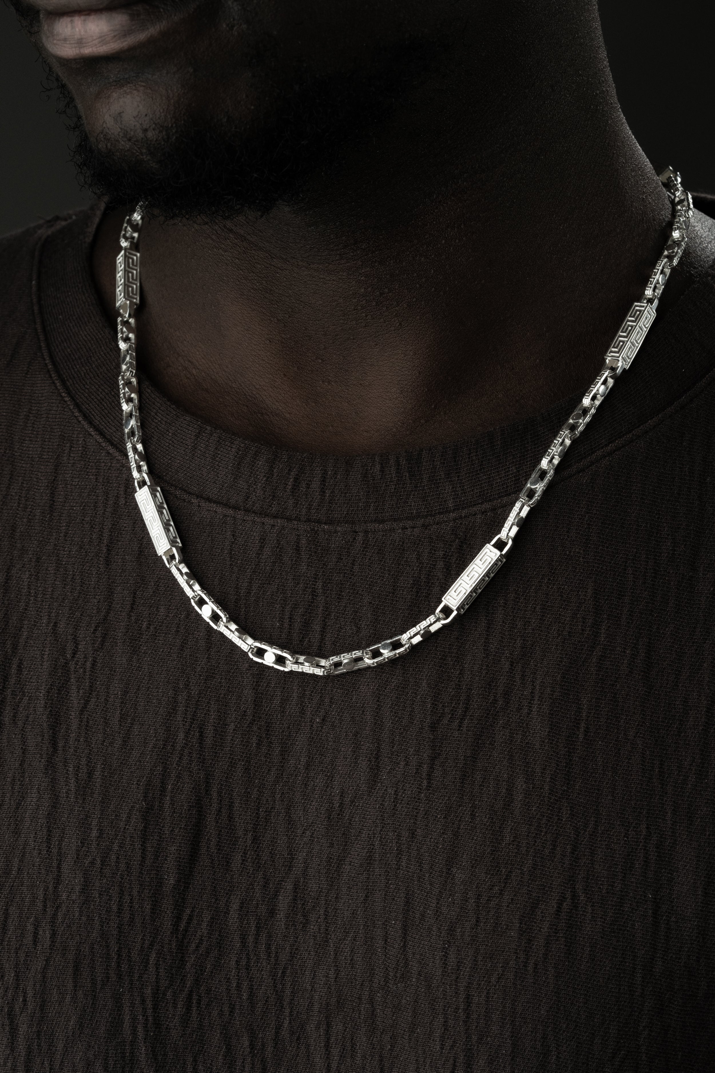 PAPYROS HALSKETTE aus 925 Silber - Eleganter Halskette - AURIME