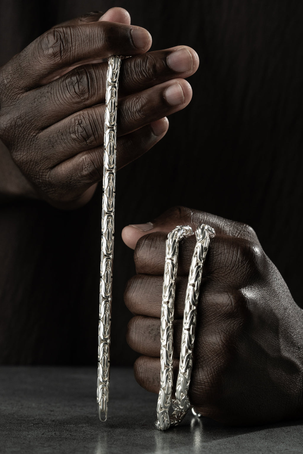 OVAL KÖNIGSKETTE 6 MM SET | 925 SILBER