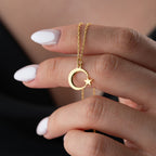 AYYILDIZ HALSKETTE aus 925 Silber - Eleganter Halskette - AURIME
