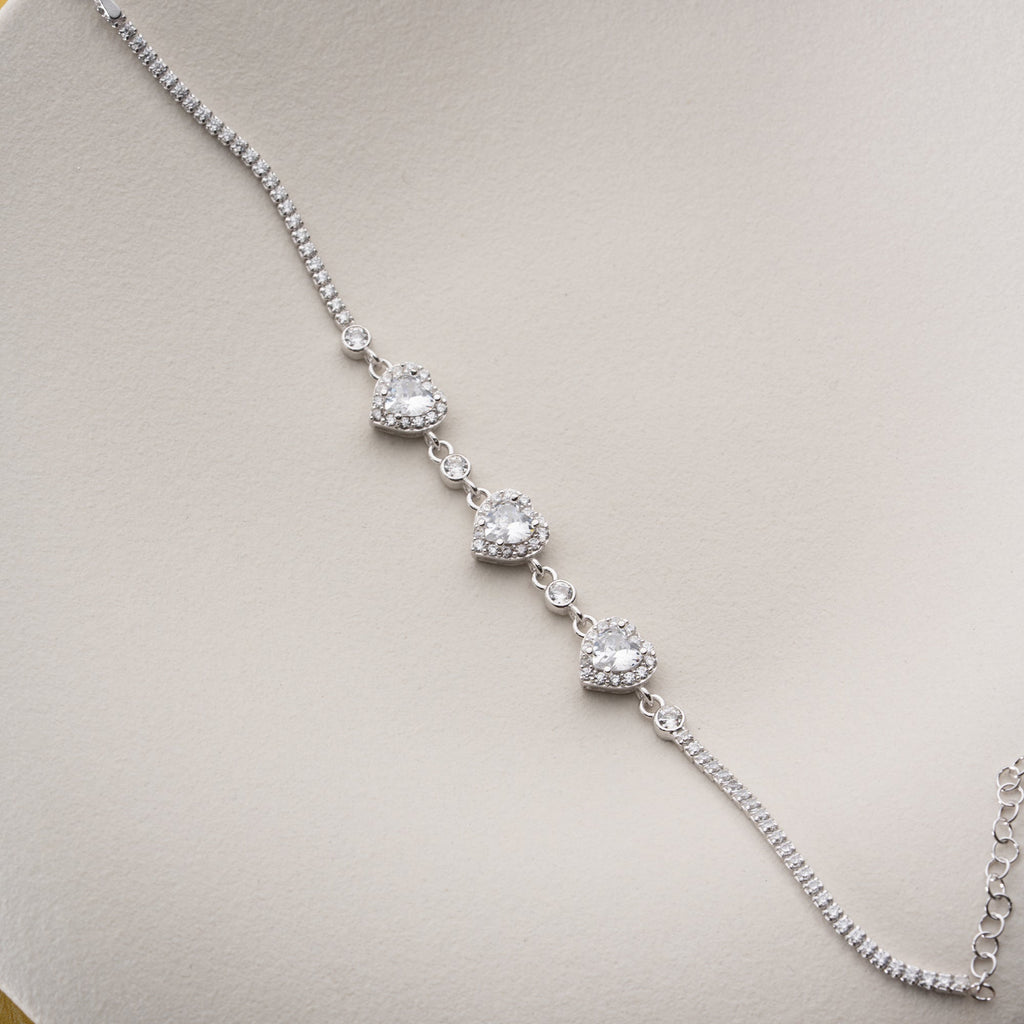 HERZ ARMREIFE | 925 SILBER
