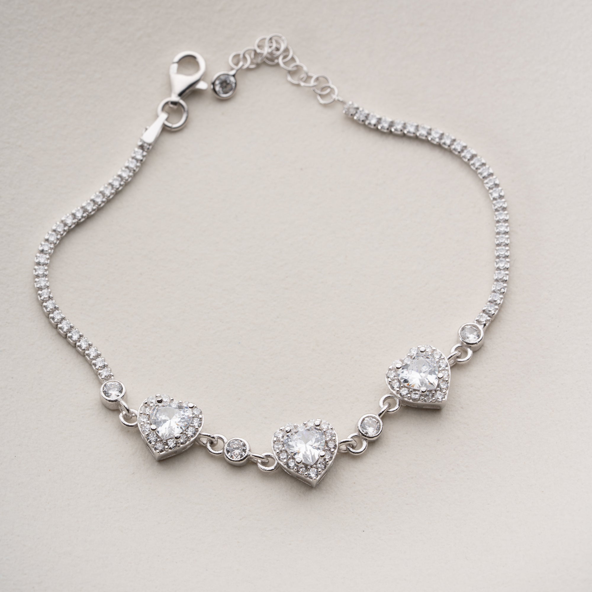 HERZ ARMREIFE | 925 SILBER