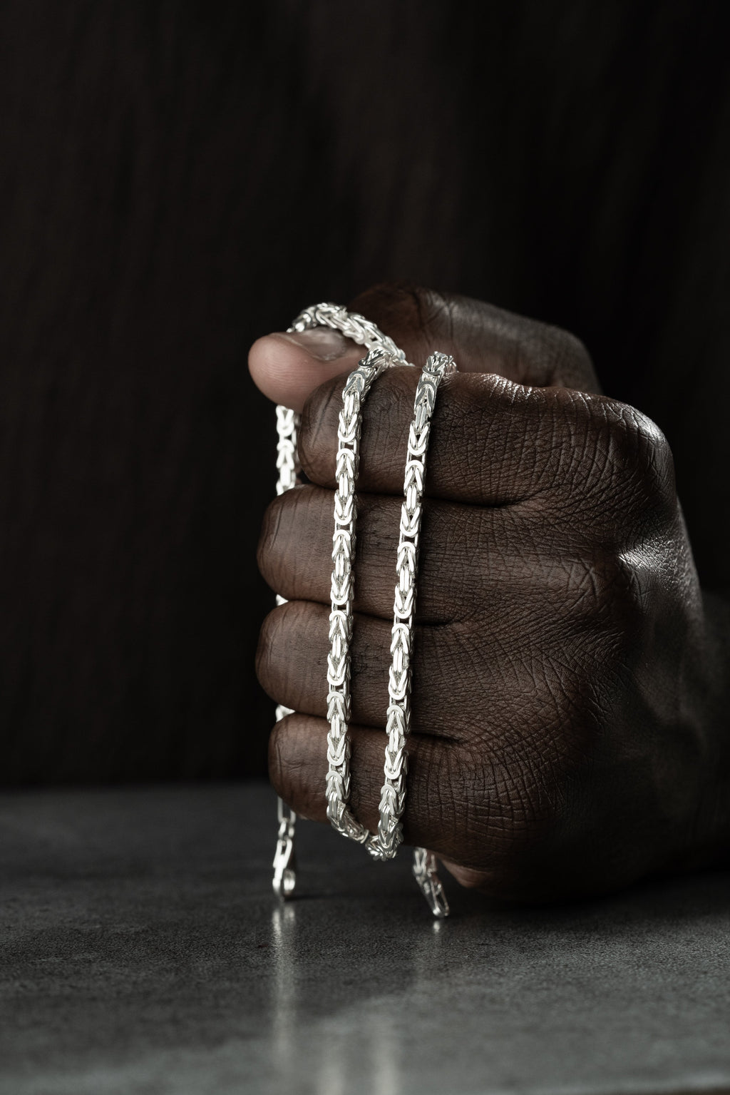 KÖNIGSKETTE 4 MM GLANZ | 925 SILBER