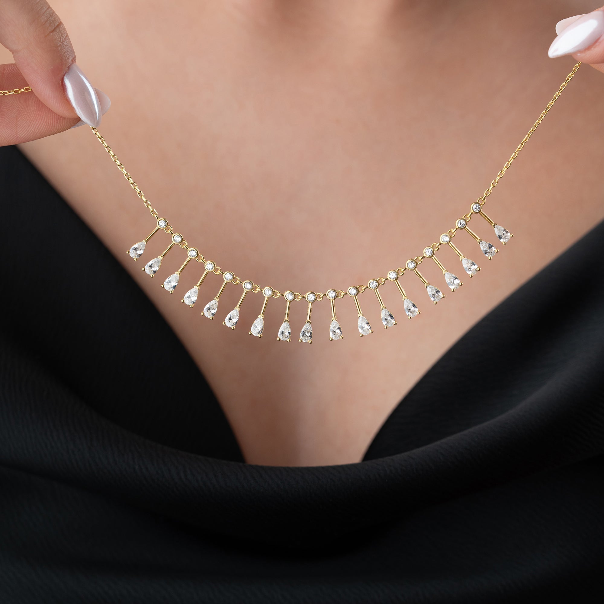 NIRIA KETTE aus 925 Silber - Eleganter Halskette - AURIME