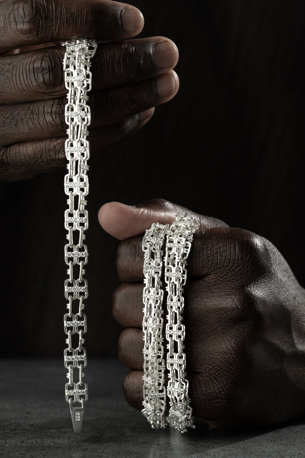 KÄFIGKETTE SET aus 925 Silber - Eleganter Halskette - AURIME