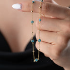 MIO NAZAR KETTE aus 925 Silber - Eleganter Halskette - AURIME