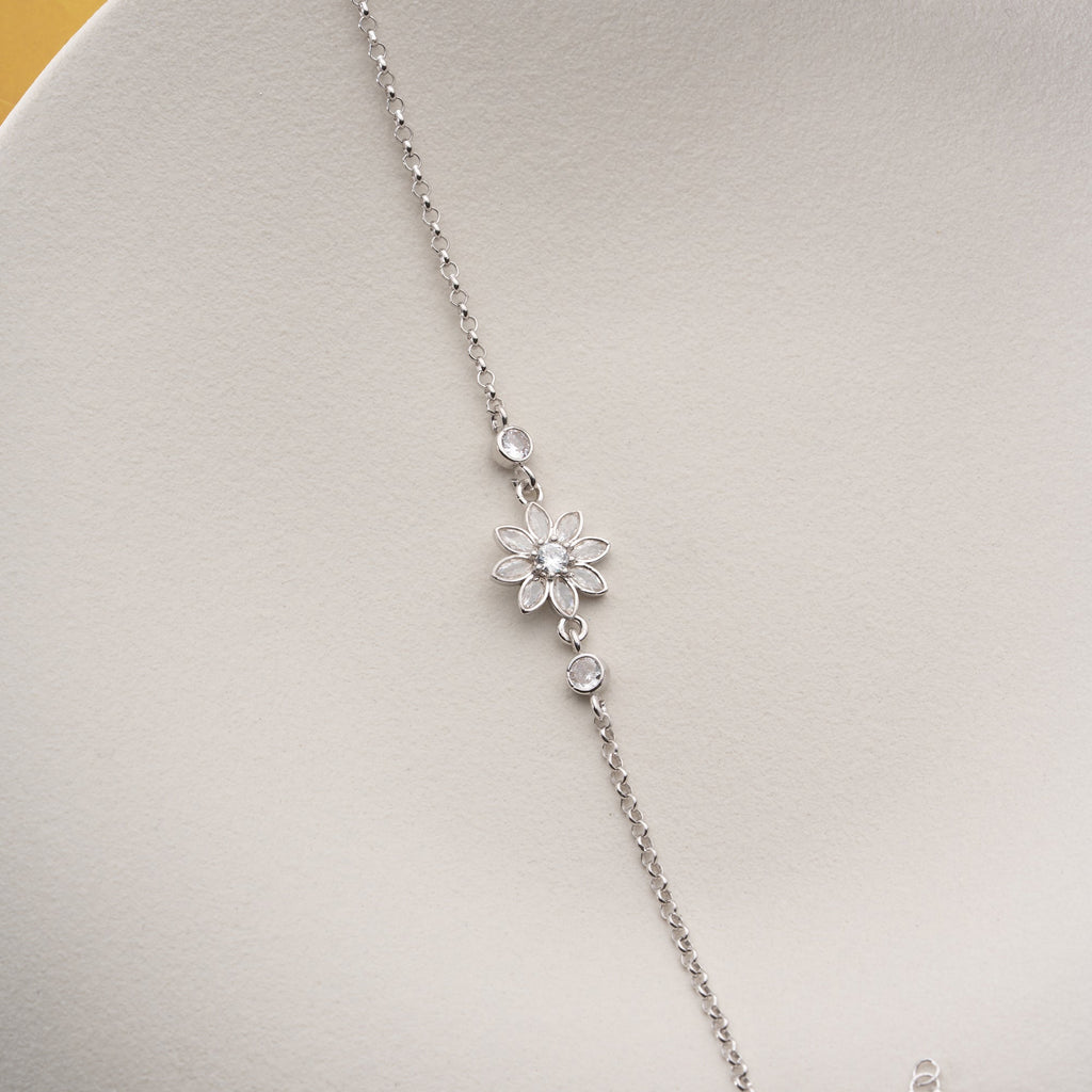 BLUME ARMREIFE | 925 SILBER
