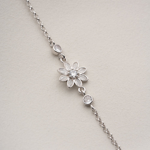 BLUME ARMREIFE | 925 SILBER