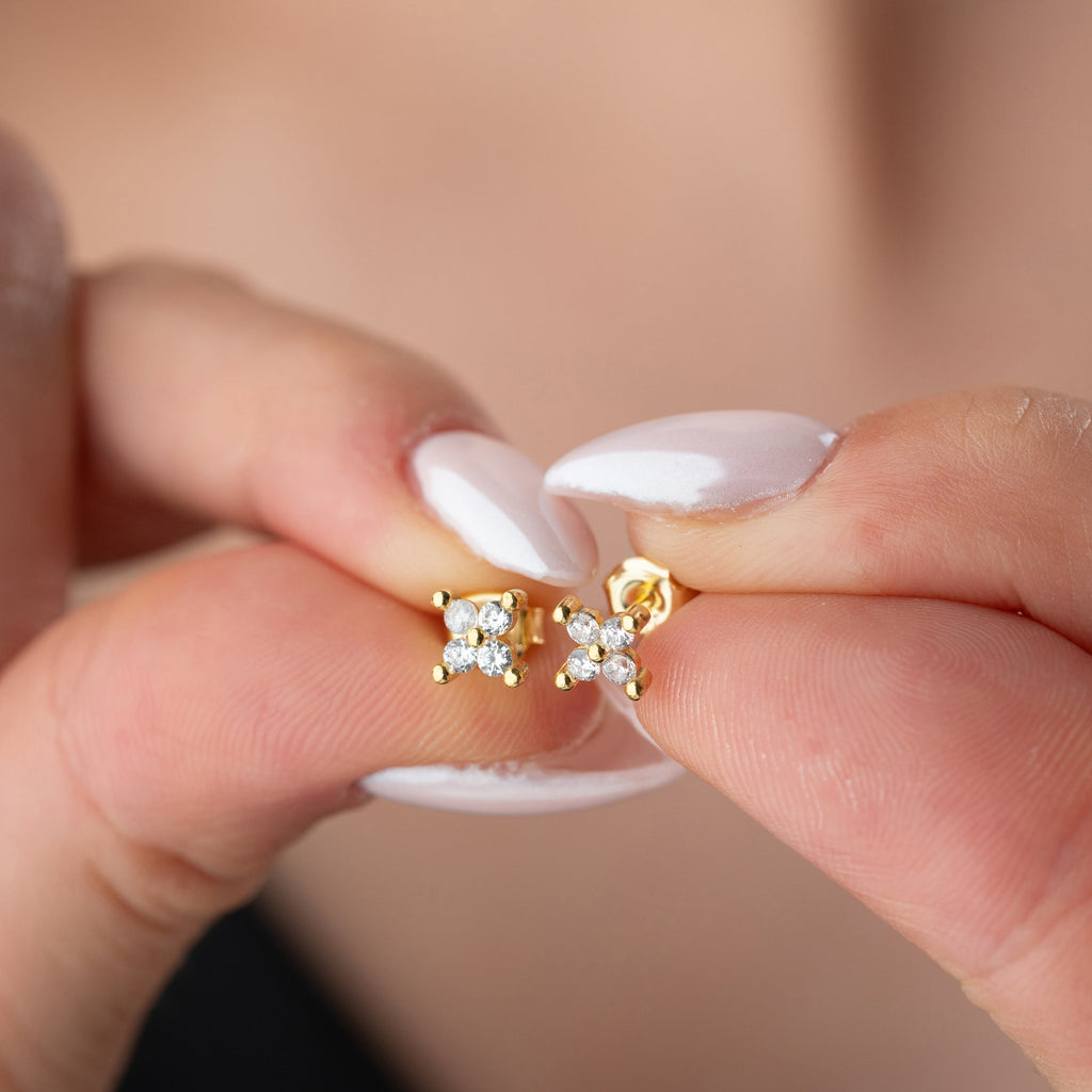 VIA MINI OHRRING aus 925 Silber - Eleganter Ohrringe - AURIME