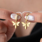 BEE OHRRINGE aus 925 Silber - Eleganter Ohrringe - AURIME