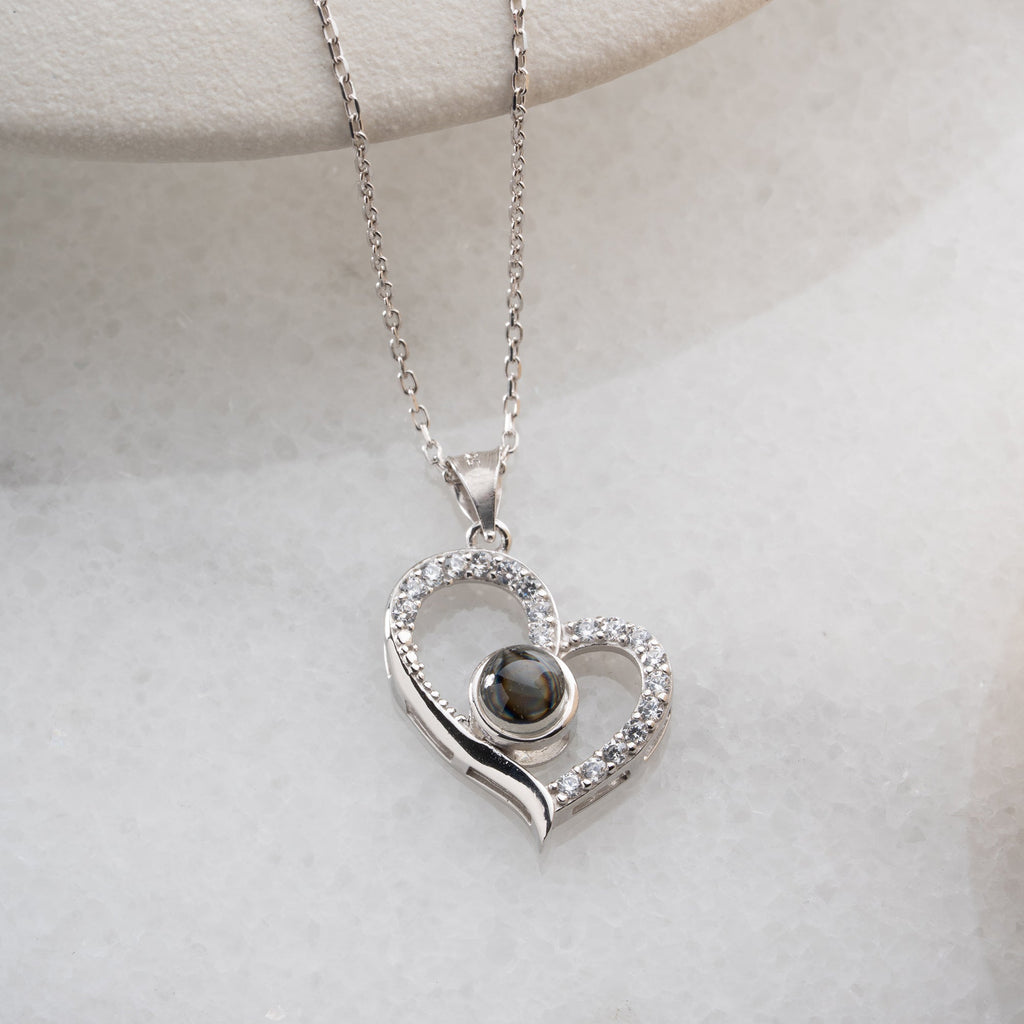 HERZ HALSKETTE | 925 SILBER