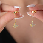 HÄNGEND BUTTERFLY OHRRINGE aus 925 Silber - Eleganter Ohrringe - AURIME