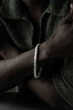 KÖNIGSARMBAND MASSIV VIERKANT 5MM aus 925 Silber - Eleganter Armband - AURIME