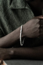 KÖNIGSARMBAND FLACH 5MM aus 925 Silber - Eleganter Armband - AURIME