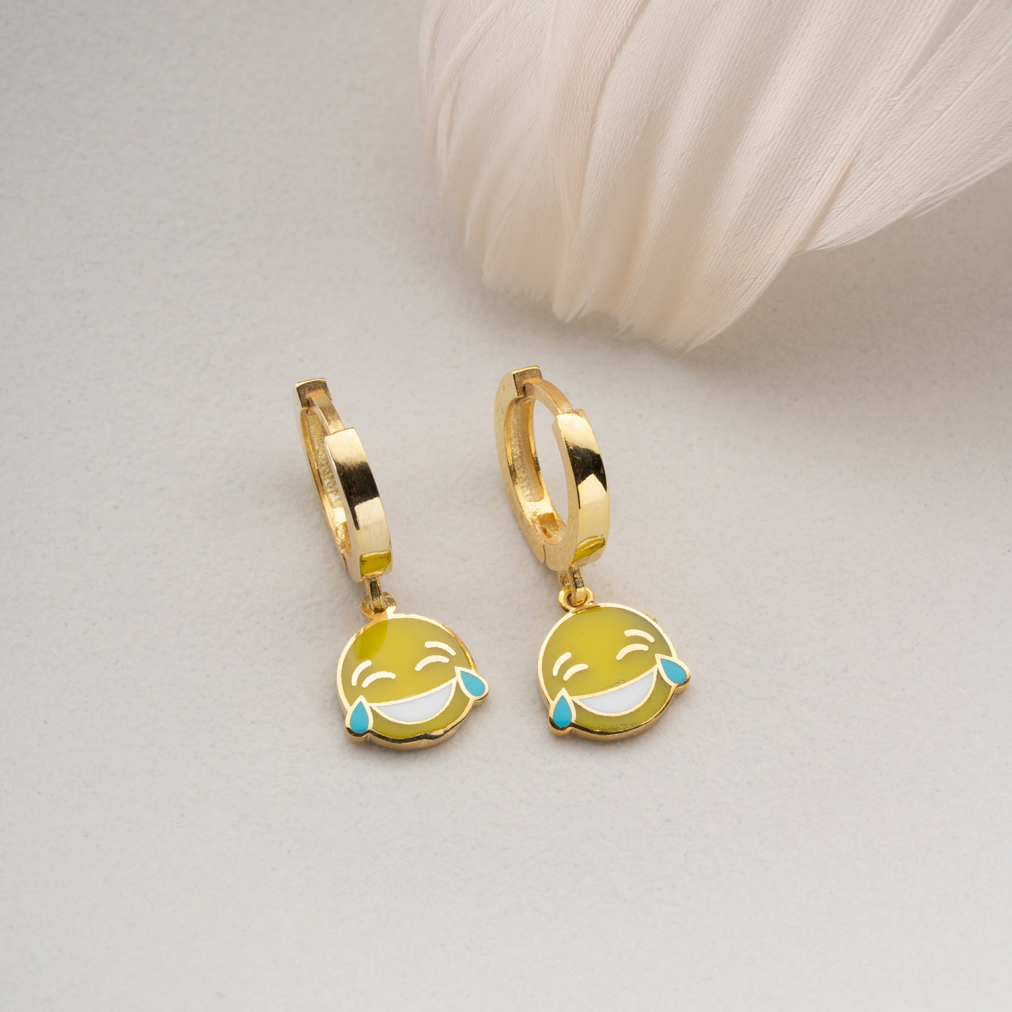 SMILEY OHRRINGE | 925 SILBER