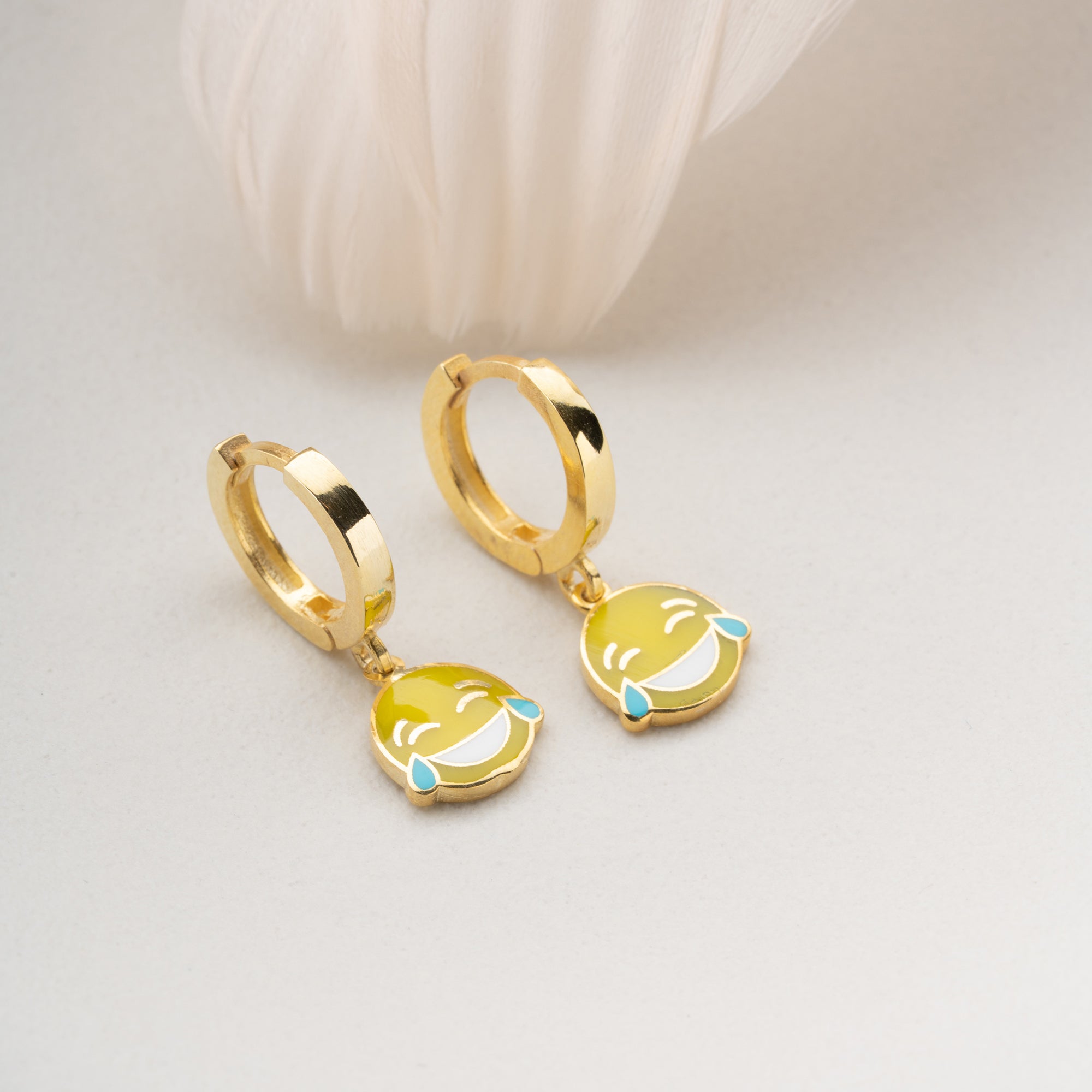 SMILEY OHRRINGE | 925 SILBER