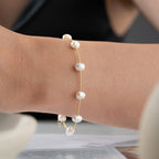 TIO PEARL ARMBAND aus 925 Silber - Eleganter Armband - AURIME