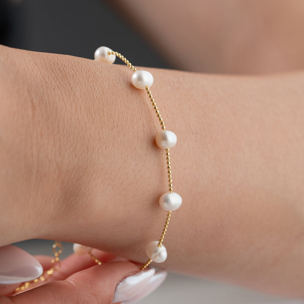 TIO PEARL ARMBAND aus 925 Silber - Eleganter Armband - AURIME