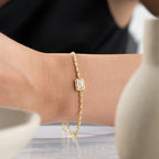 LEOS BAGUETTE ARMBAND aus 925 Silber - Eleganter Armband - AURIME