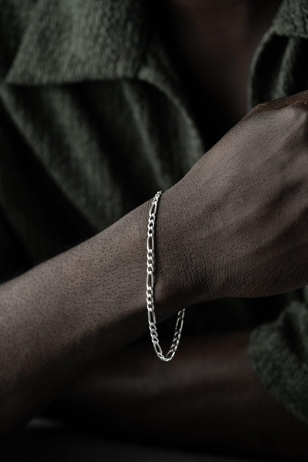 BIG FIGARO ARMBAND aus 925 Silber - Eleganter Armband - AURIME