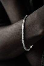 KÖNIGSARMBAND VIERKANT MASSIV 3MM aus 925 Silber - Eleganter Armband - AURIME