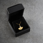 ZIRKONIA FÄCHER HALSKETTE aus 925 Silber - Eleganter Halskette - AURIME