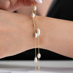 NIAA PEARL ARMBAND aus 925 Silber - Eleganter Armband - AURIME
