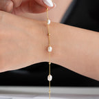 ZAEN PEARL ARMBAND aus 925 Silber - Eleganter Armband - AURIME