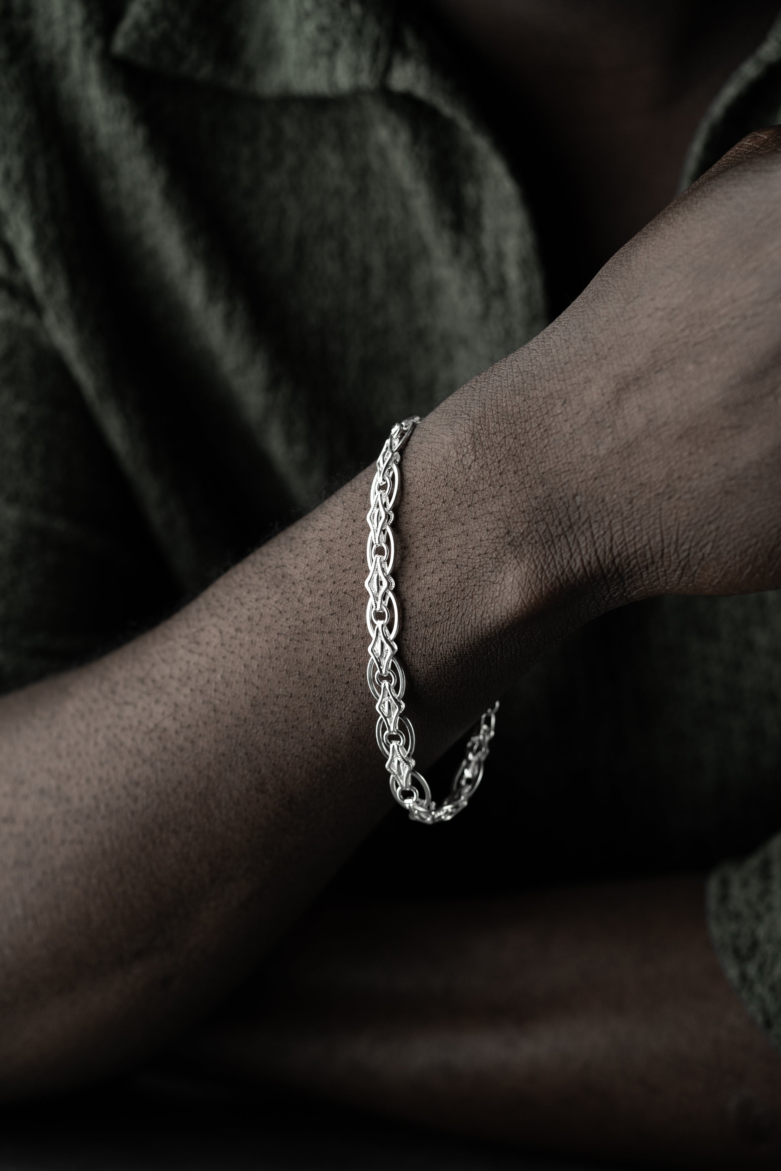 MAGNUS ARMNBAND 6MM aus 925 Silber - Hochwertiger Schmuck - AURIME