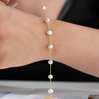 TIO PEARL ARMBAND aus 925 Silber - Eleganter Armband - AURIME