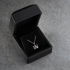 ZIRKONIA KREBS HALSKETTE aus 925 Silber - Eleganter Halskette - AURIME