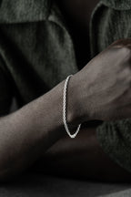 BISMARK ARMBAND 4MM aus 925 Silber - Eleganter Armband - AURIME