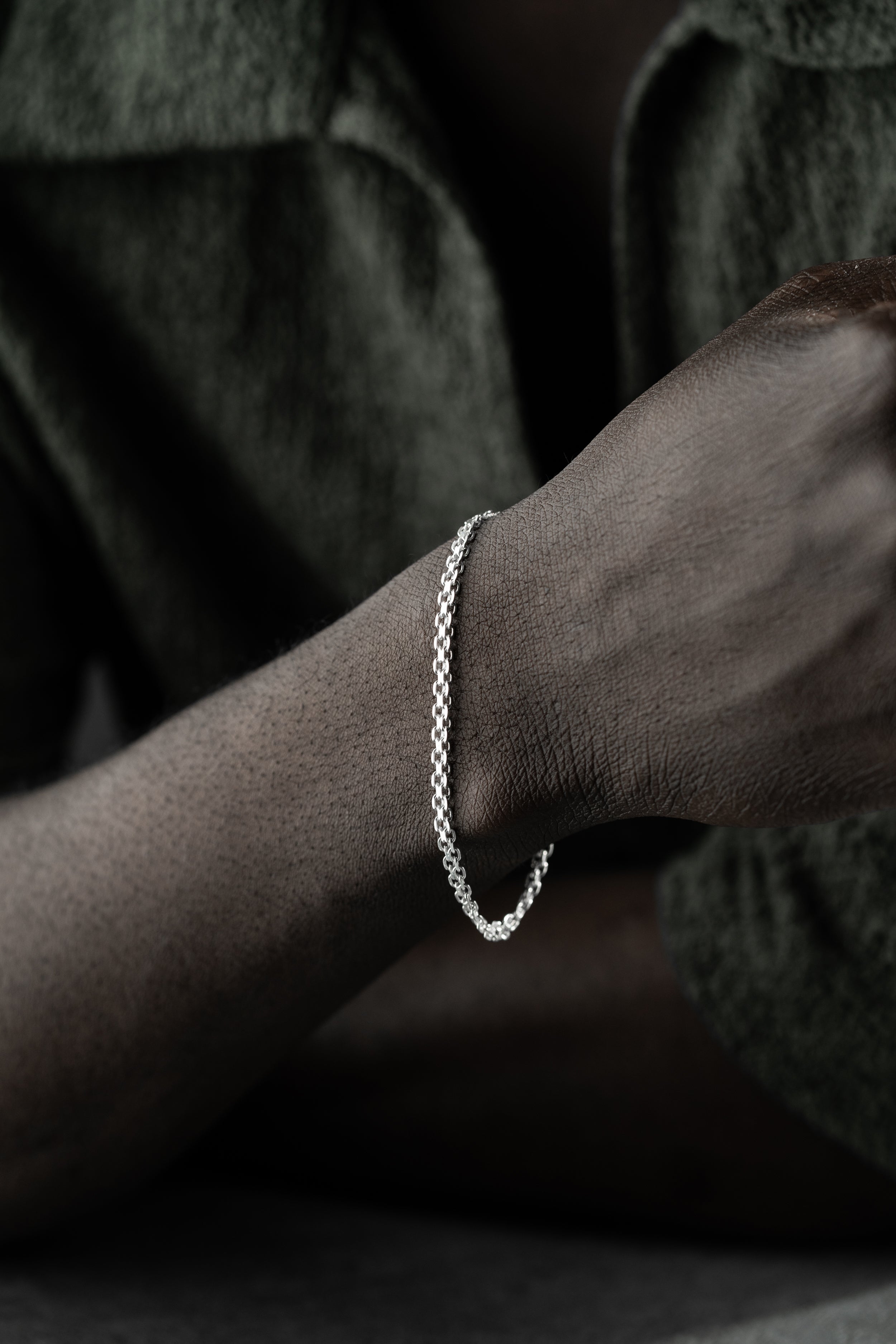 BISMARK ARMBAND 4MM aus 925 Silber - Eleganter Armband - AURIME