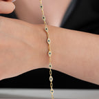 LINA NAZAR ARMBAND aus 925 Silber - Eleganter Armband - AURIME