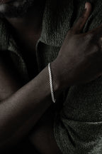 BISMARK ARMBAND 4MM aus 925 Silber - Eleganter Armband - AURIME
