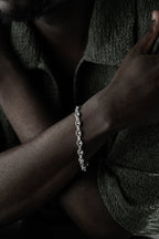 BOHNNEN ARMBAND 6MM aus 925 Silber - Eleganter Armband - AURIME