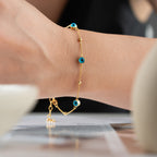 BULLET NAZAR ARMBAND aus 925 Silber - Eleganter Armband - AURIME