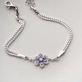 LOTUSBLUME ARMREIFE | 925 SILBER