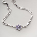 LOTUSBLUME ARMREIFE | 925 SILBER