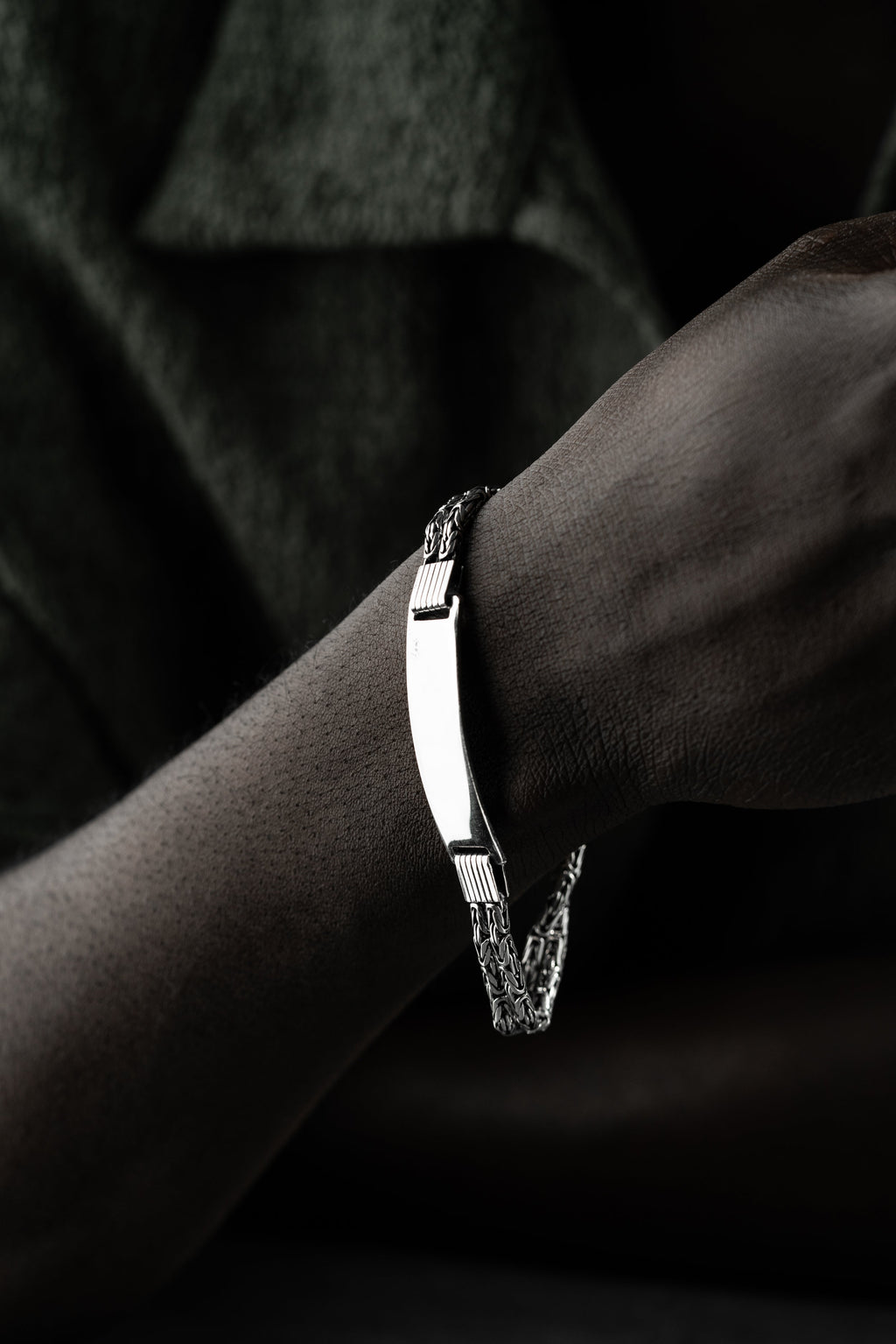 KÖNIGSARMBAND DUO MIT GRAVUR aus 925 Silber - Eleganter Armband - AURIME