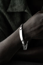 KÖNIGSARMBAND DUO MIT GRAVUR aus 925 Silber - Eleganter Armband - AURIME