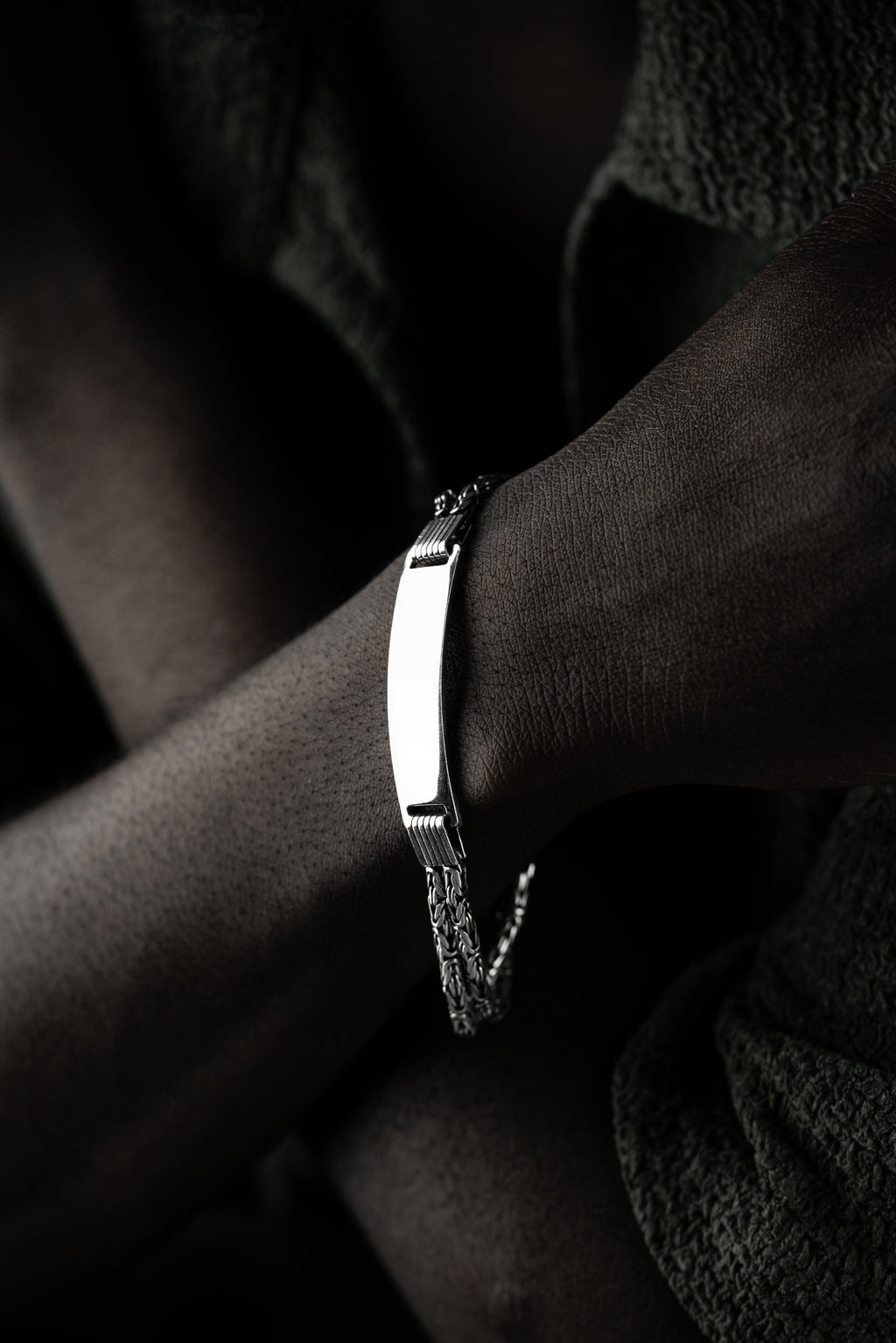 KÖNIGSARMBAND DUO MIT GRAVUR aus 925 Silber - Eleganter Armband - AURIME