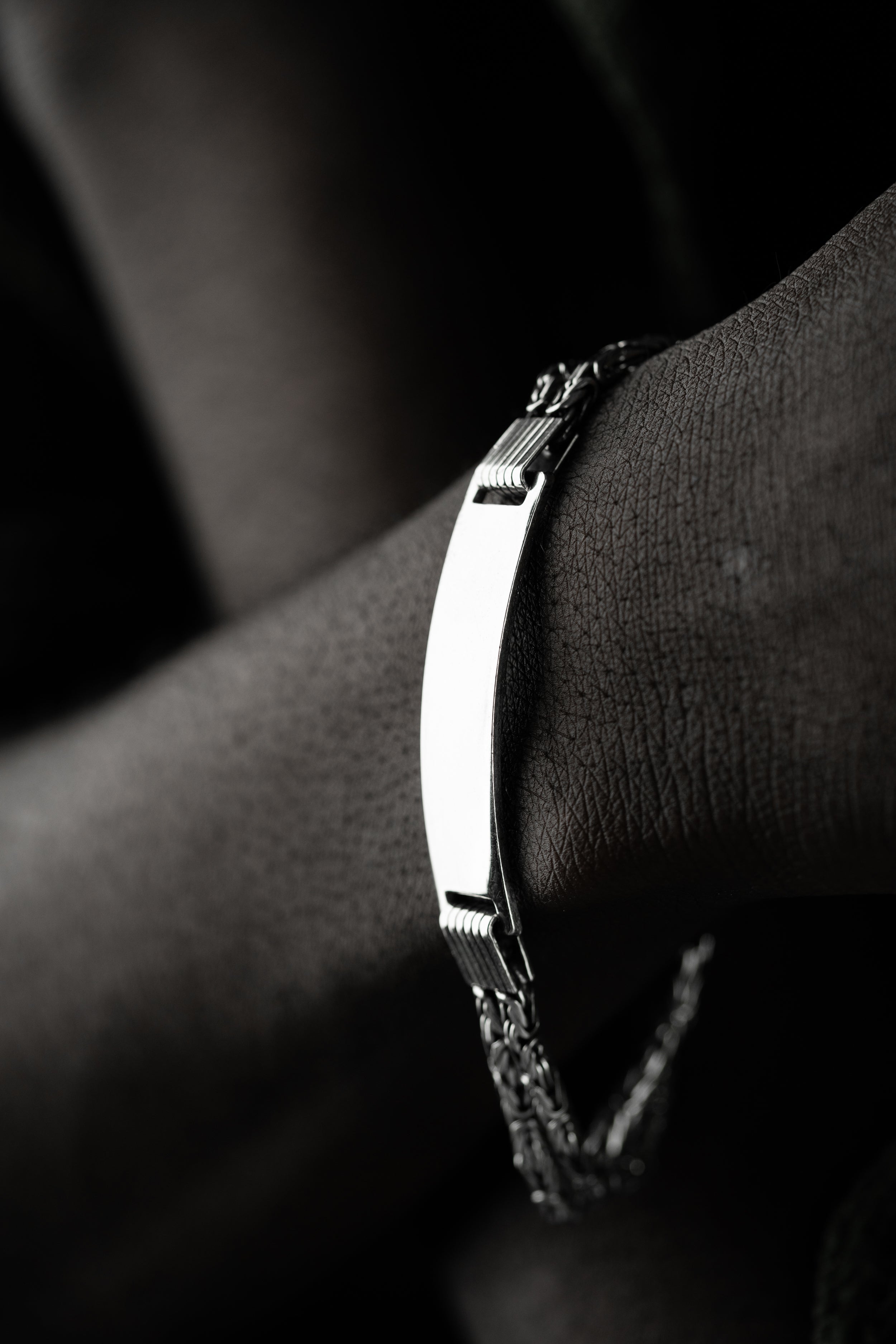 KÖNIGSARMBAND DUO MIT GRAVUR aus 925 Silber - Eleganter Armband - AURIME