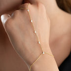 NITA HANDKETTE aus 925 Silber - Eleganter Halskette - AURIME