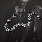 MIT BLUMENMOTIV ARMREIFE | 925 SILBER