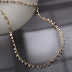 HALSKETTE MIT STEINANHANGER| 925 SILBER