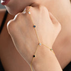 ELNE HANDKETTE aus 925 Silber - Eleganter Halskette - AURIME